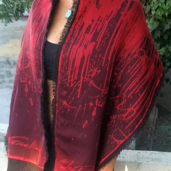 Jean Paul Gaultier -mohair, wool and silk Shawl